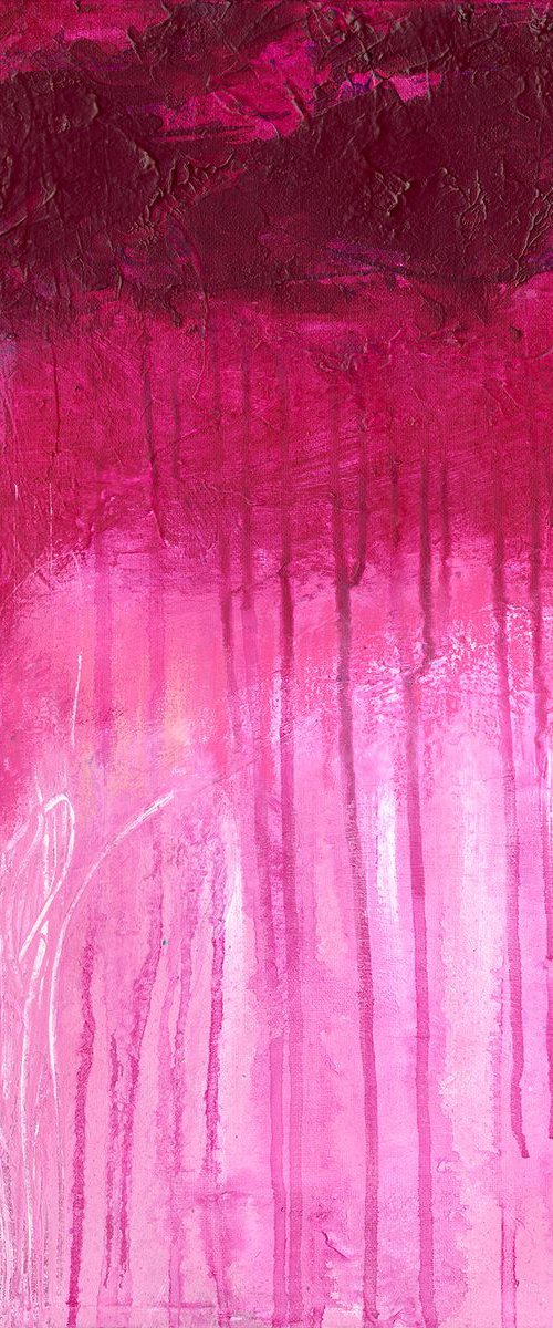 Dreaming In Pink 1 - Tranquil Abstract art by Kathy Morton Stanion by Kathy Morton Stanion