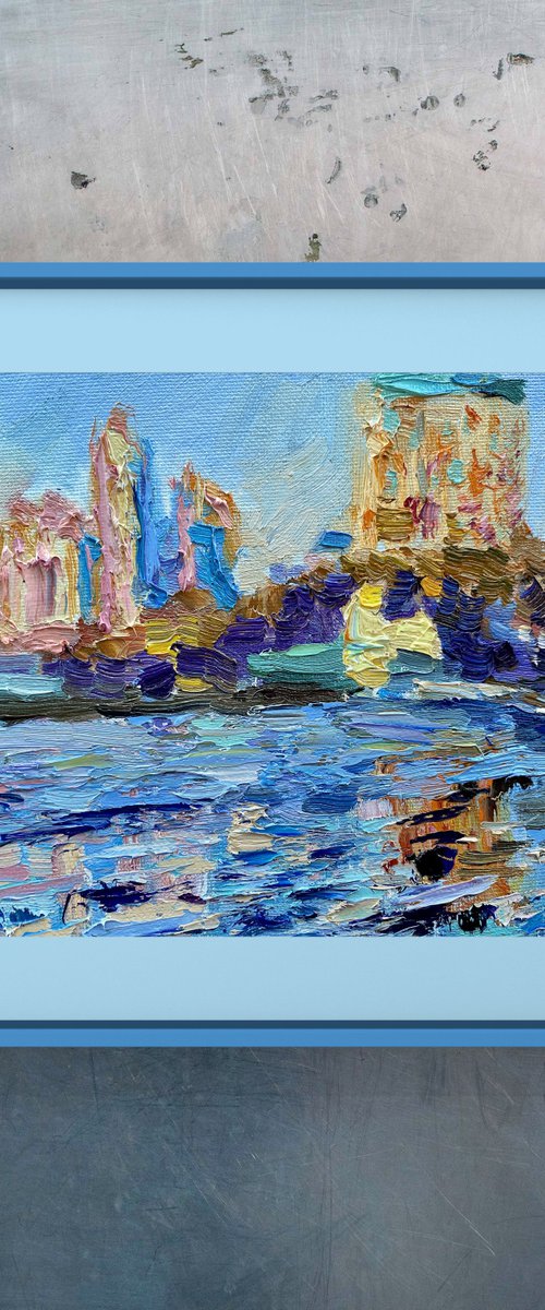 Moscow winter plein air by Olga Blazhko