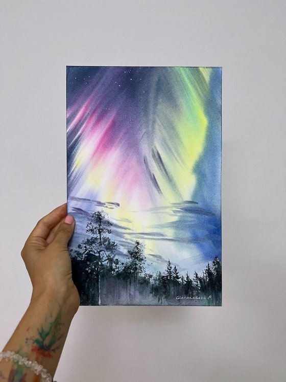 Silent Aurora (Diptych)