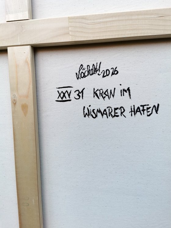 XXV 31 - Crane in Wismar harbor