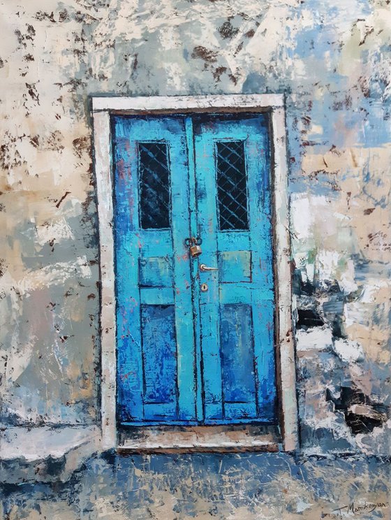 Blue Door  60x80cm