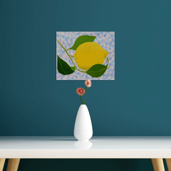 A Large Leafy Lemon