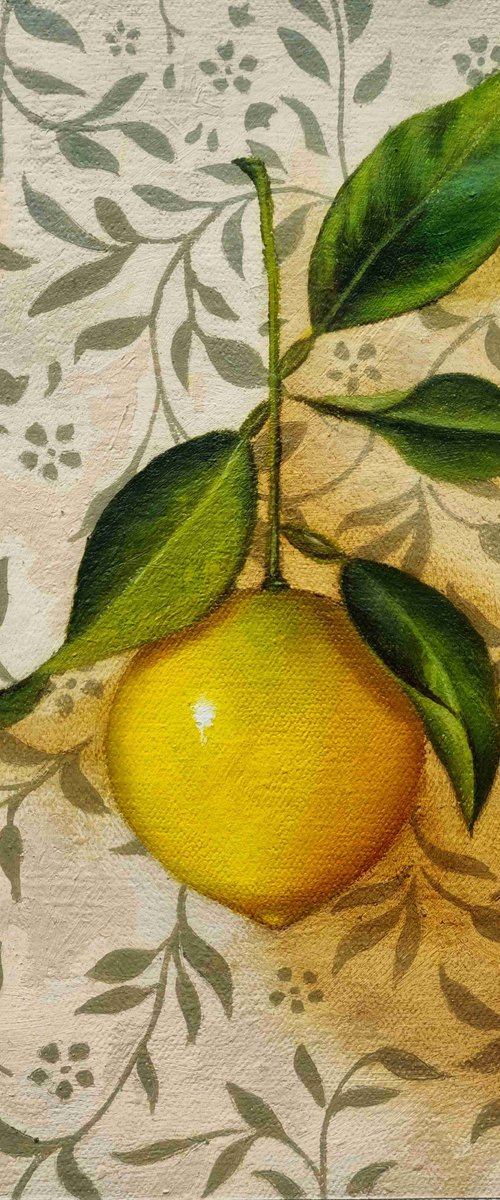 Lemon on a Branch by Priyanka Singh