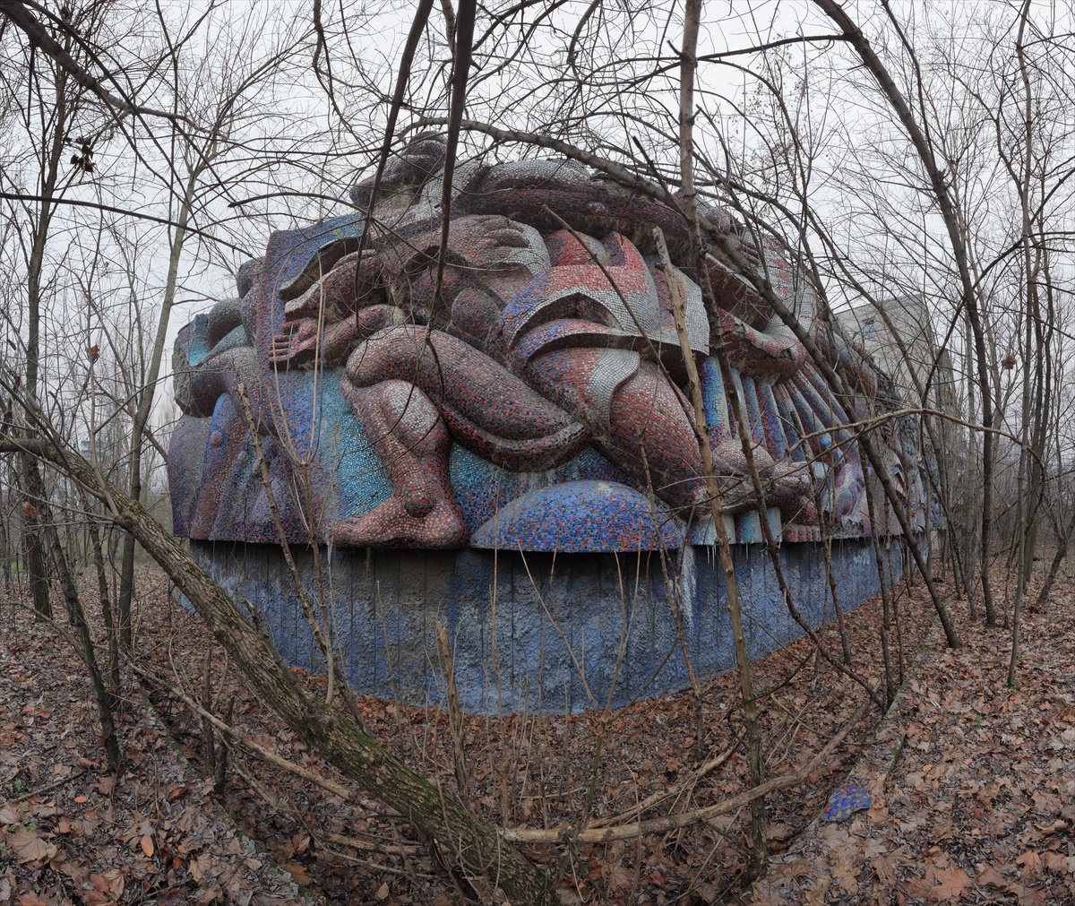 #28. Pripyat wall mosaic 1 - XL size by Stanislav Vederskyi