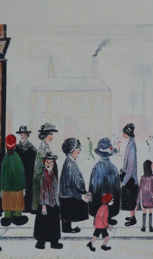 Waiting for The Shop to Open after Lowry by Philip Baker