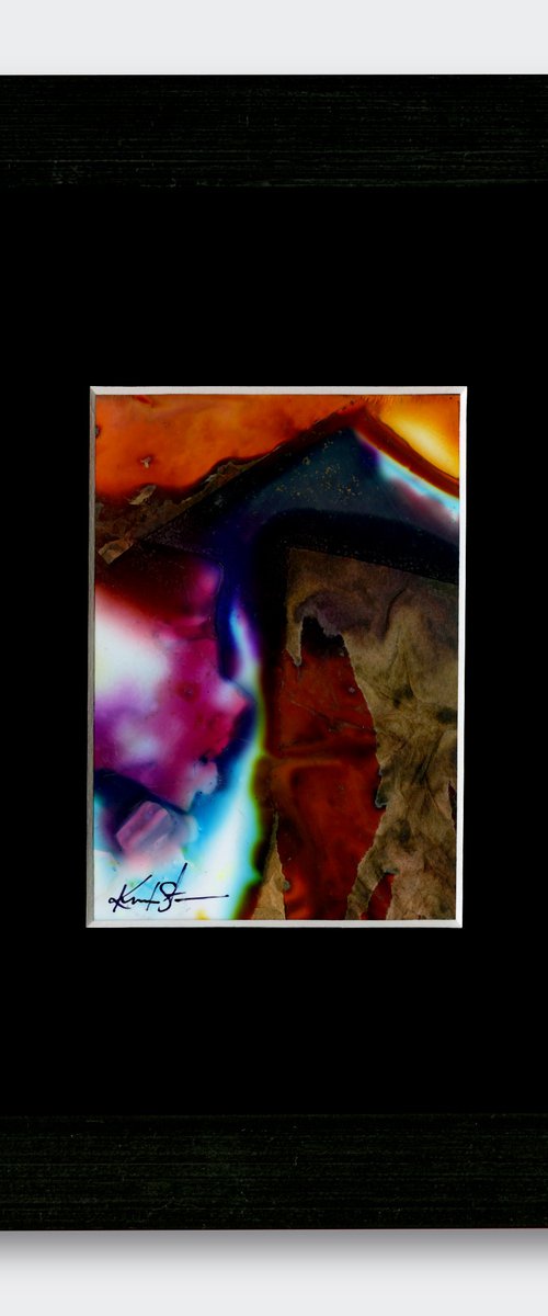 A Geological Abstraction - Framed Abstract art by Kathy Morton Stanion by Kathy Morton Stanion