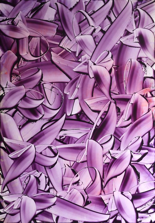 Abstract flowers 1 by Vadym Vasylenko