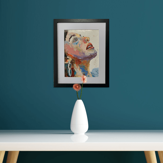 Abstract woman portrait.