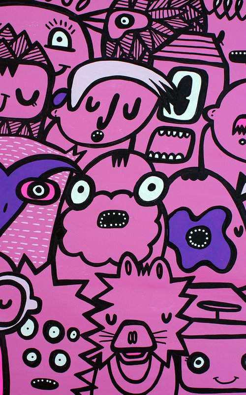 Population Pink by Kev Munday