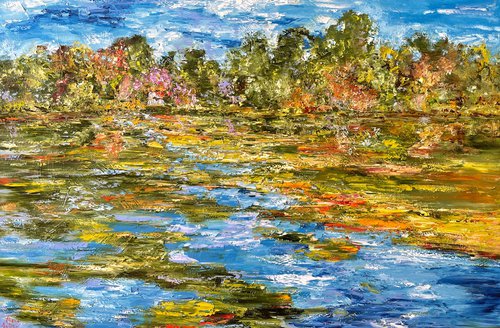 Au bord de l'étang by Diana Malivani