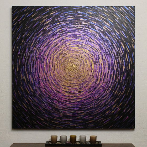 Vast amethyst gold radiance