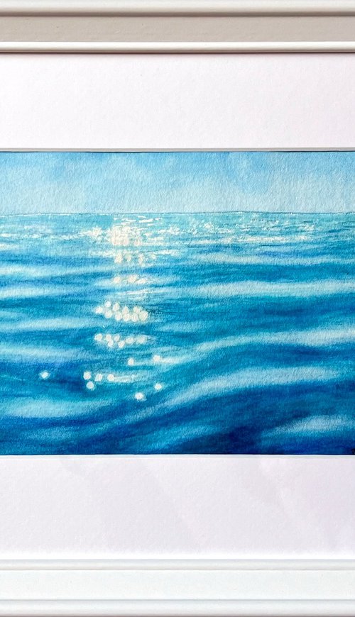 Calm sea surface by Tetiana Kovalova