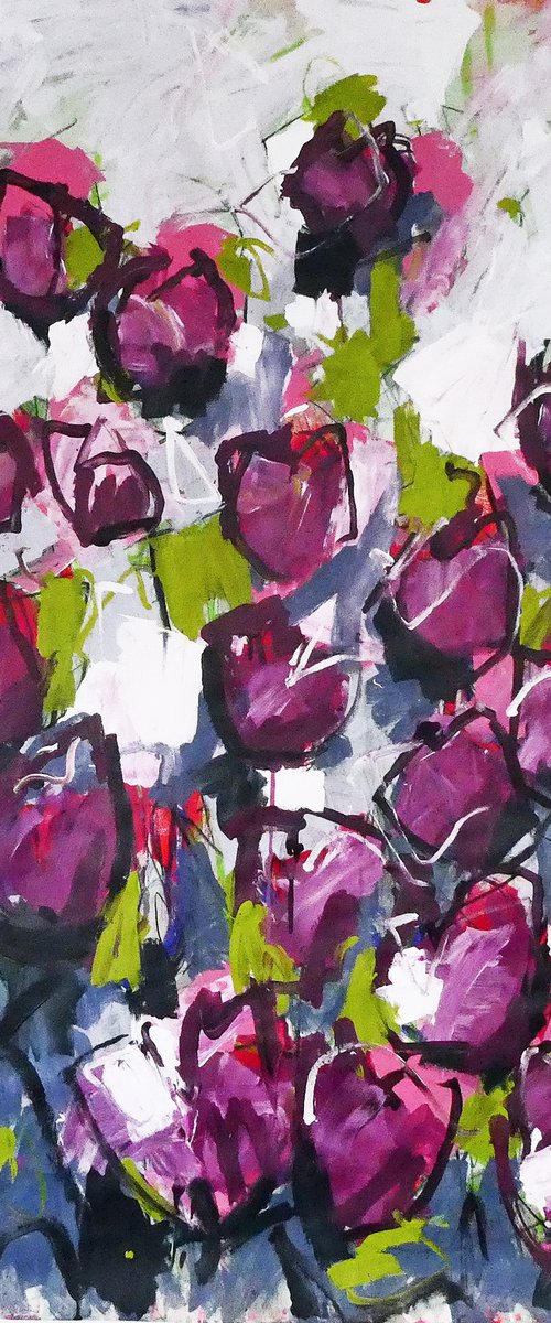Graffiti Tulips by Irene Wilkes