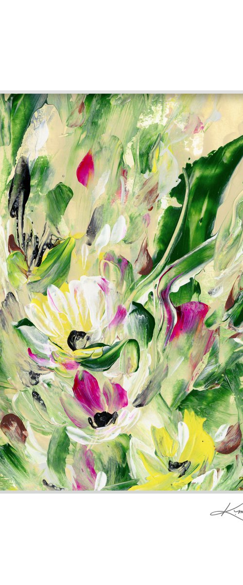 Floral Jubilee 28 - Flower Painting by Kathy Morton Stanion by Kathy Morton Stanion