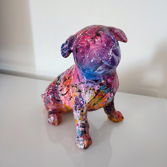 Dog art (bulldog)