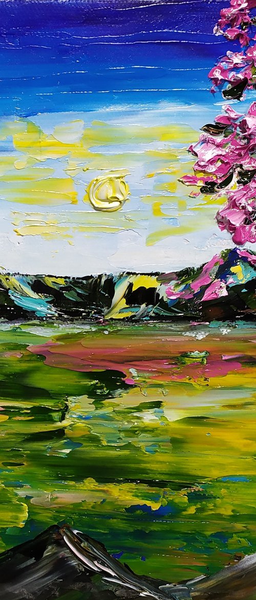 Spring, landscape by Nataliia Plakhotnyk