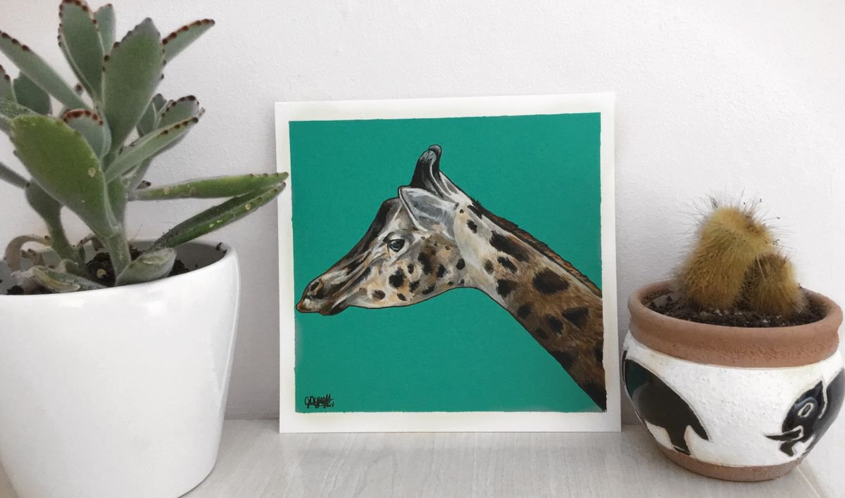 Giraffe Study I by Gemma Duffield