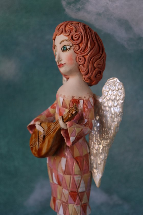 Song of the angels II. OOAK sculpture.