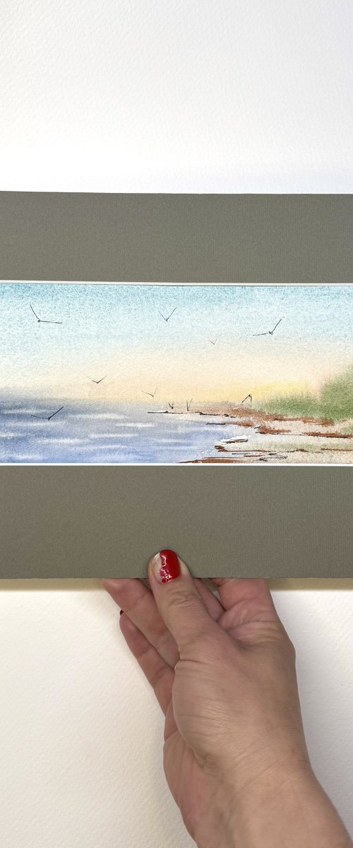 Etude. Foggy horizon by Yuliia Sharapova