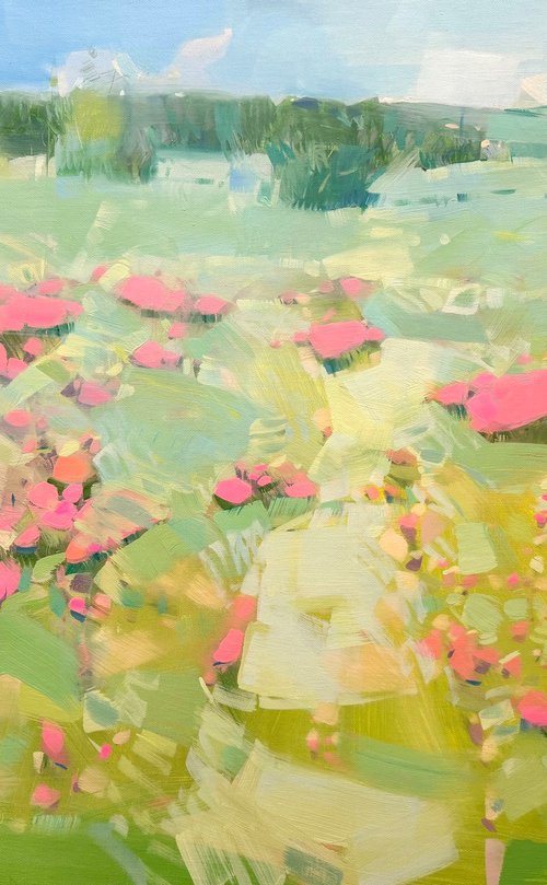 Pink Meadow by Vahe Yeremyan