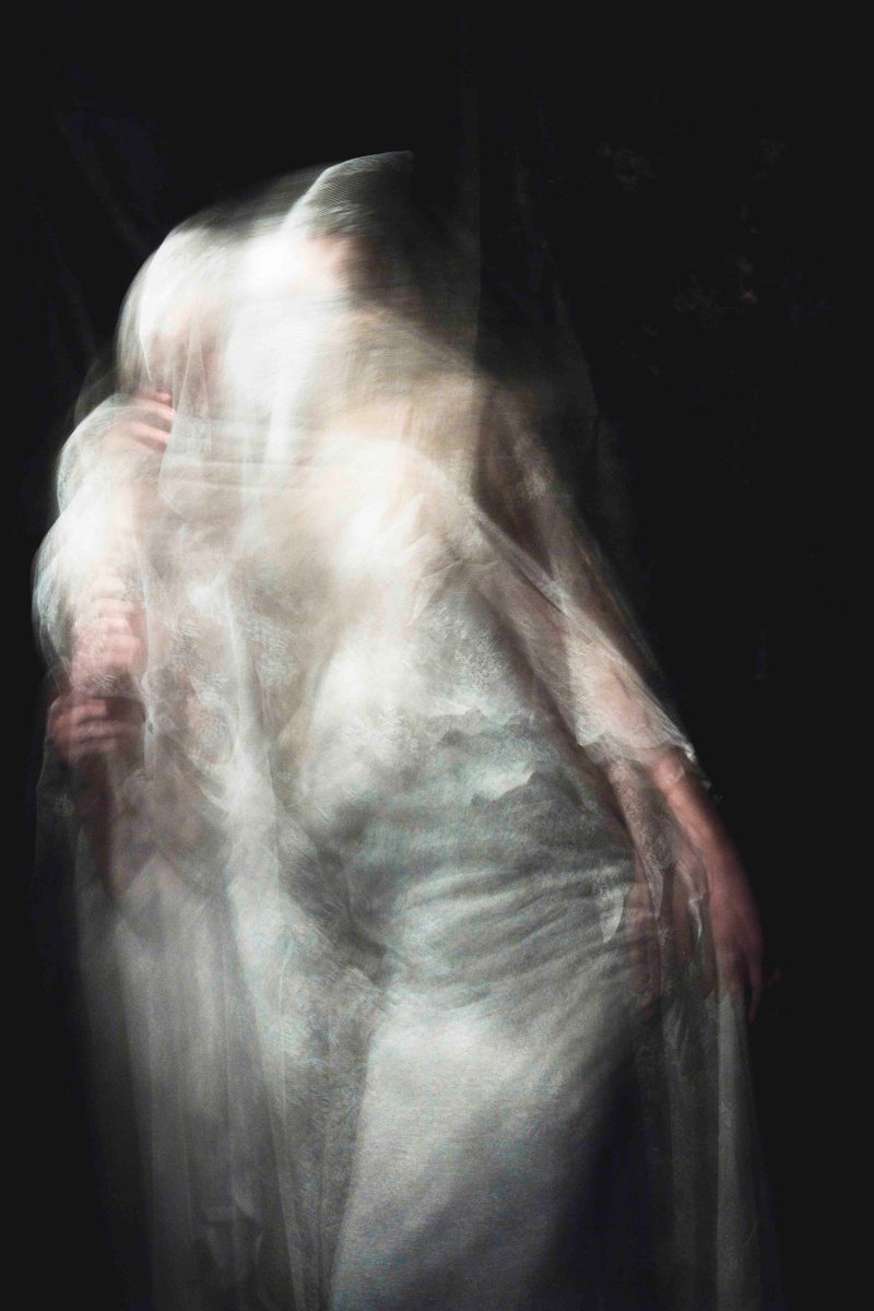 Impressionistic Portrait Photograph By Sandra Platas Hernandez, 12 X 17", Escape, Original Artwork