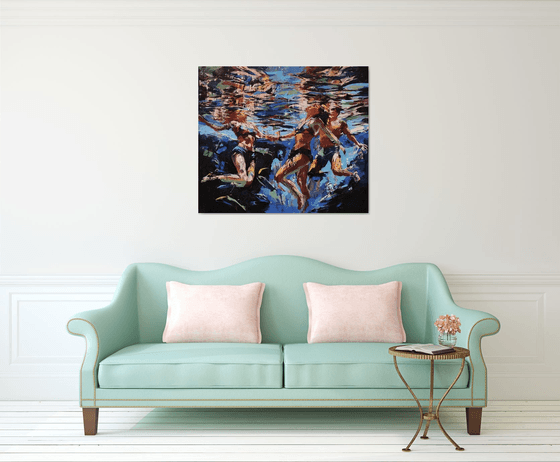 Under the quiet wave