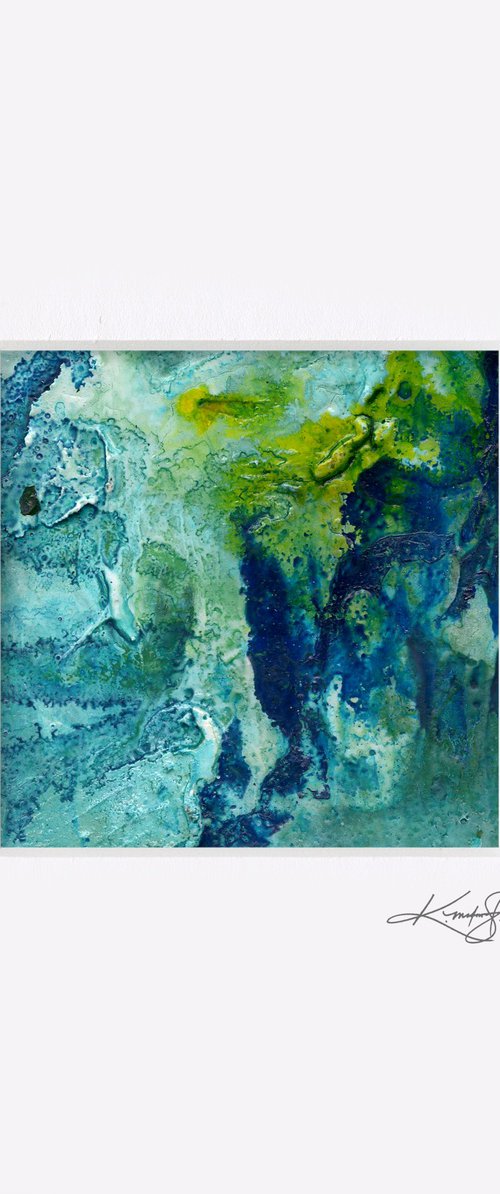 Ethereal Dream 50 - Highly Textural Mixed Media Painting by Kathy Morton Stanion by Kathy Morton Stanion