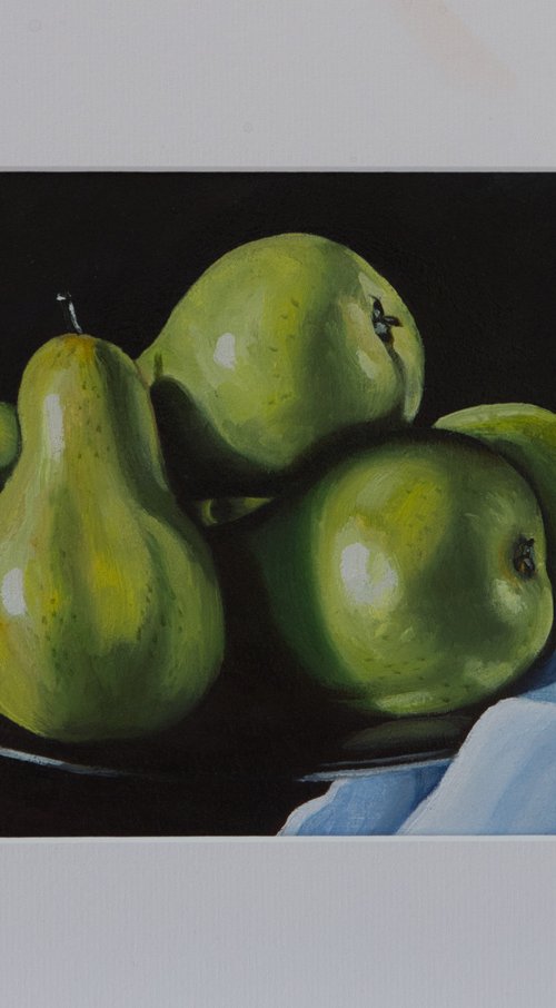 A Plate of Pears by Ruth Archer