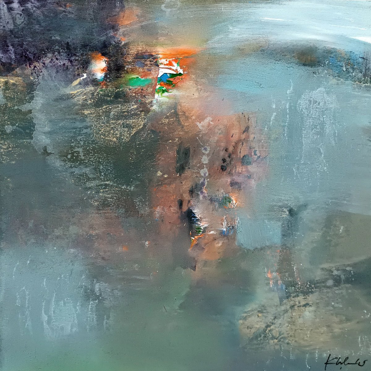  Echoes Of Eternal Space By Kloska Ovidiu, 24 X 24, Artwork For Sale On Artfinder