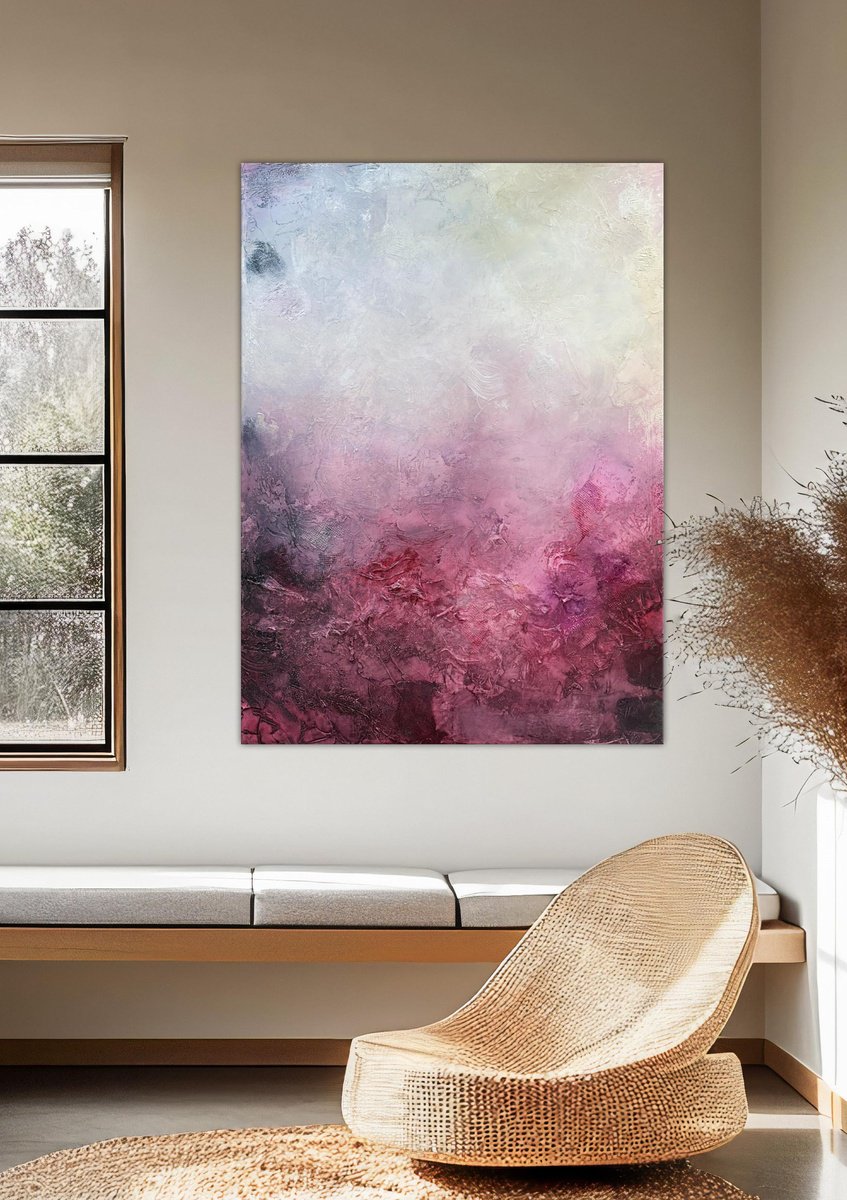 Andrada Anghel | Original Oil Painting | Raspberry Autumn | 91 X 122Cm | Artwork For Sale On Artfinder