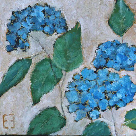 Blue Hydrangea