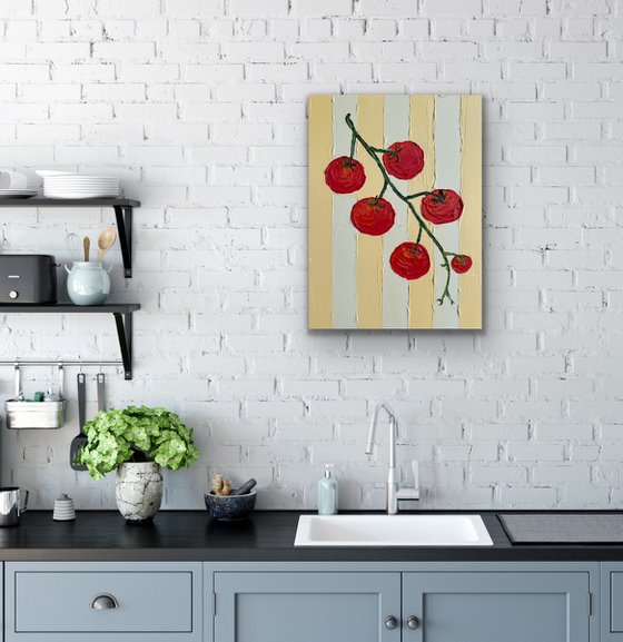 Sunlit tomatoes