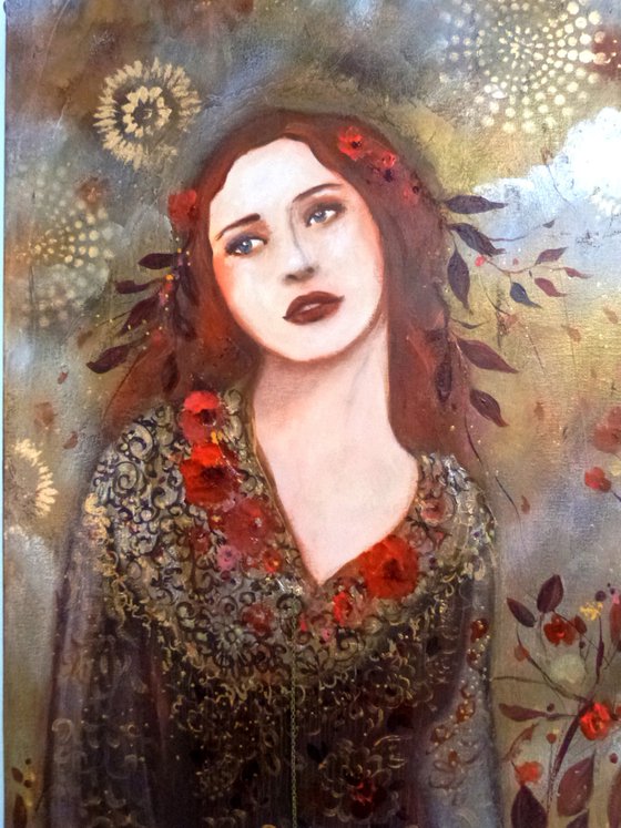 Autumn muse 40x80cm