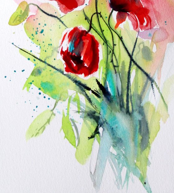 Playful poppies VII