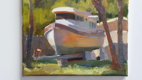 Sunlit Boatyard, Florida