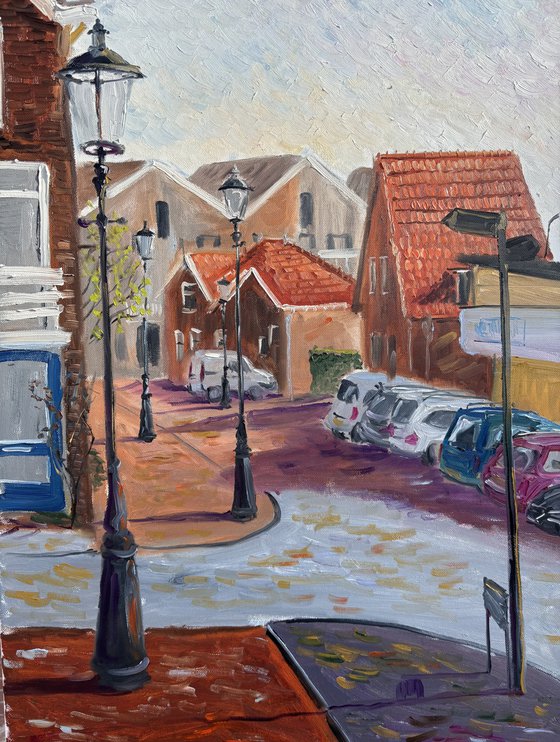 Historic Dutch Street Scene