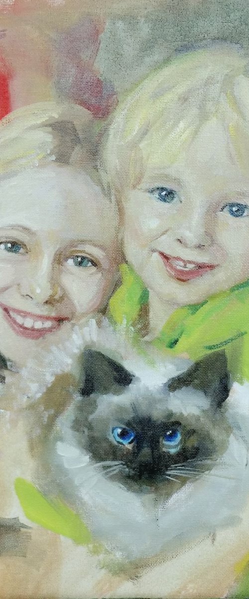 Happy childhood by HELINDA (Olga Müller)