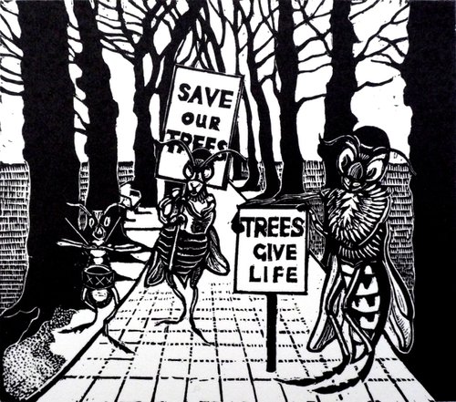 [framed] Save Our Trees by Rebecca Coleman