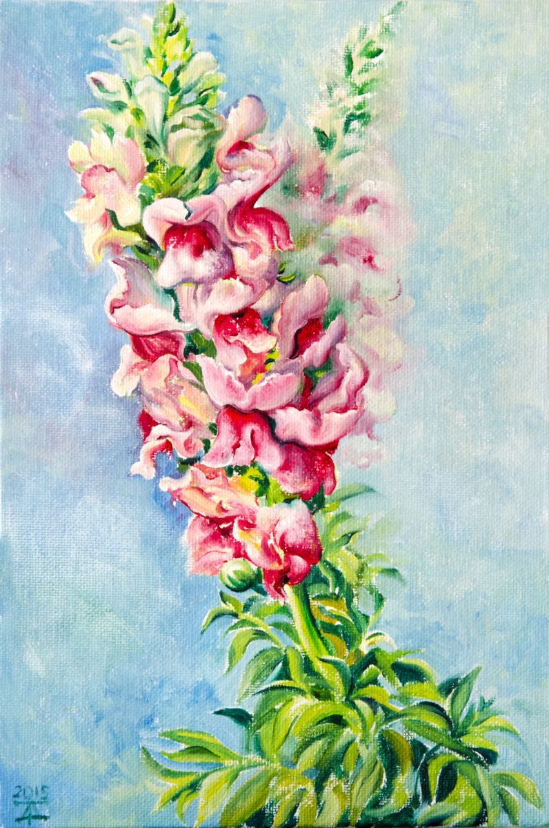 Dragon Flowers (Snapdragons) by Daria Galinski