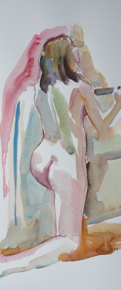 female nude Kneeling by Rory O’Neill