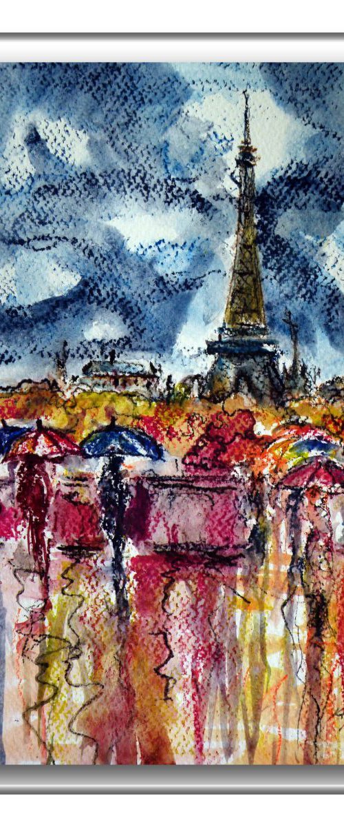 Paris in rain II by Kovács Anna Brigitta