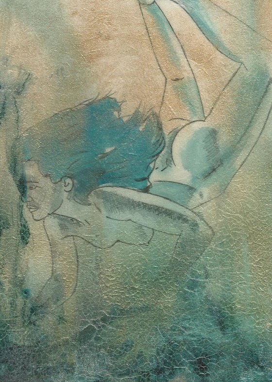 Immortal Soul, Underwater painting, the little mermaid