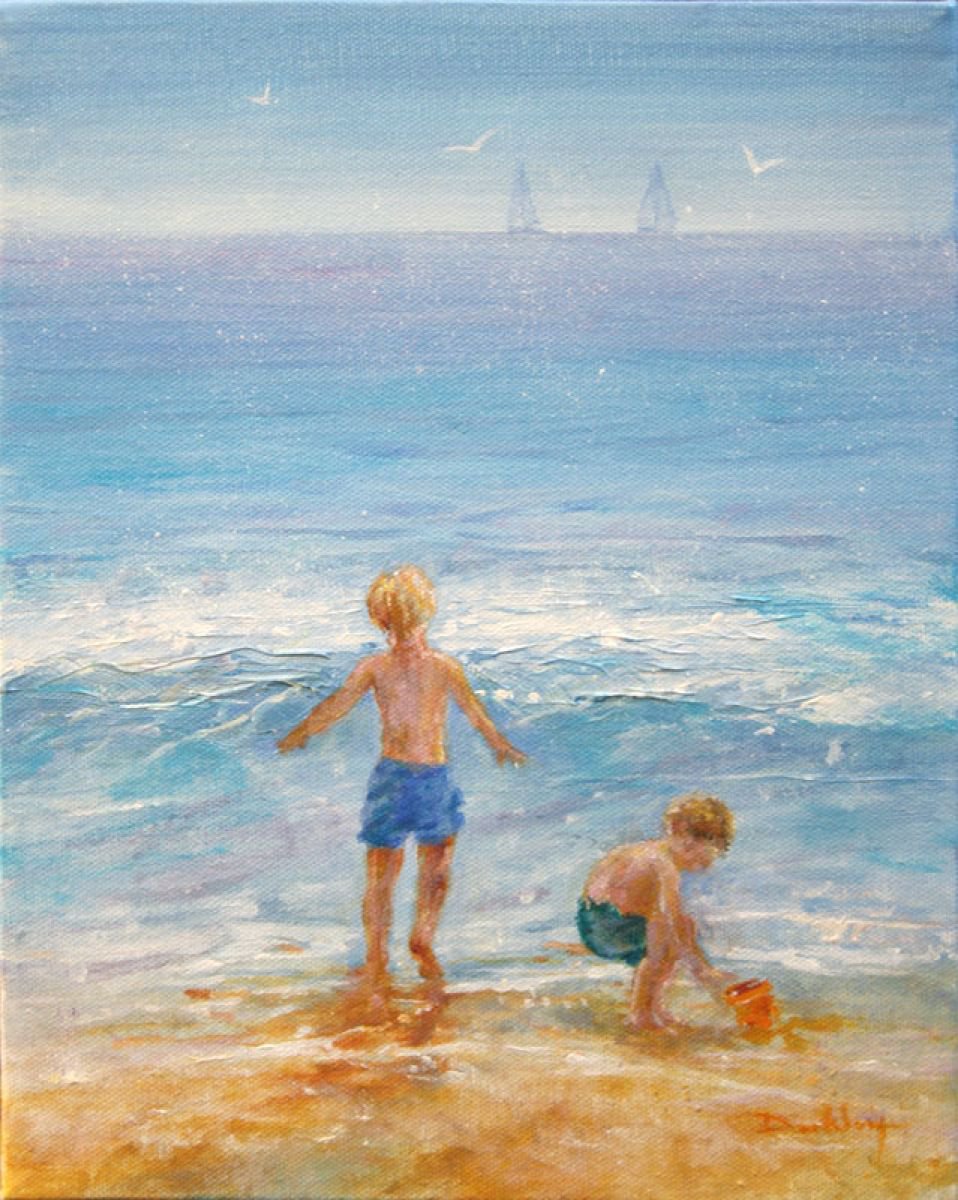 Beach Days II by Stella Dunkley