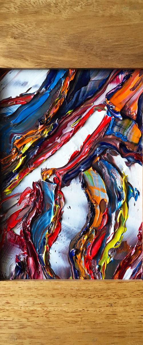 "Coconut Dream" - FREE USA SHIPPING - Original PMS Micro Painting - 8.5" x 10.5" by Preston M. Smith (PMS)