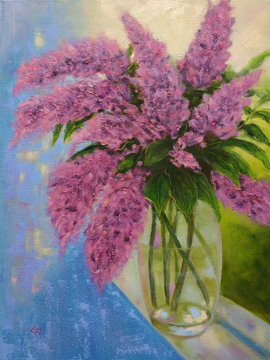 Lilacs bloom by Olena Poleva