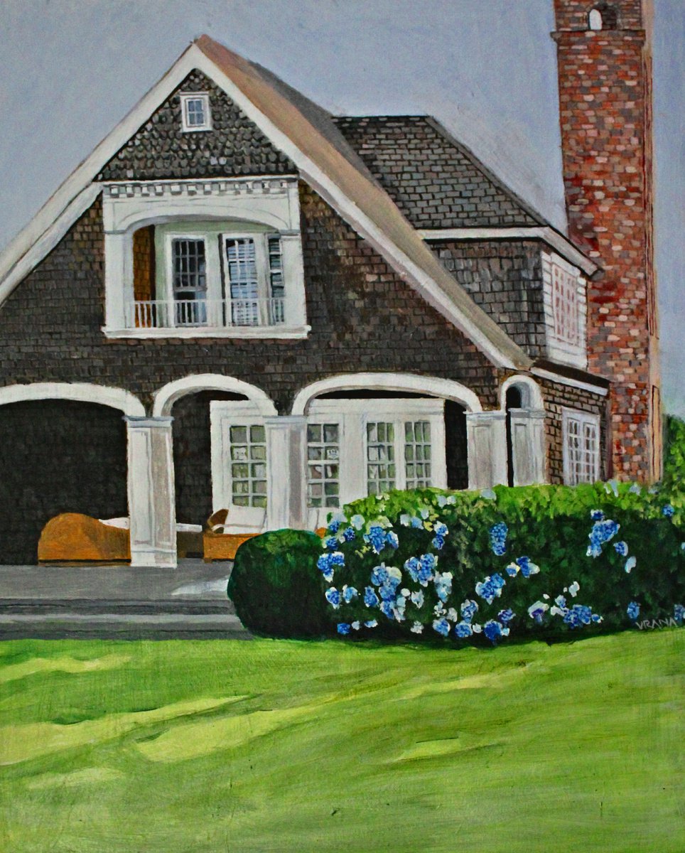 Hedges: The Lawn V, The House by Ken Vrana