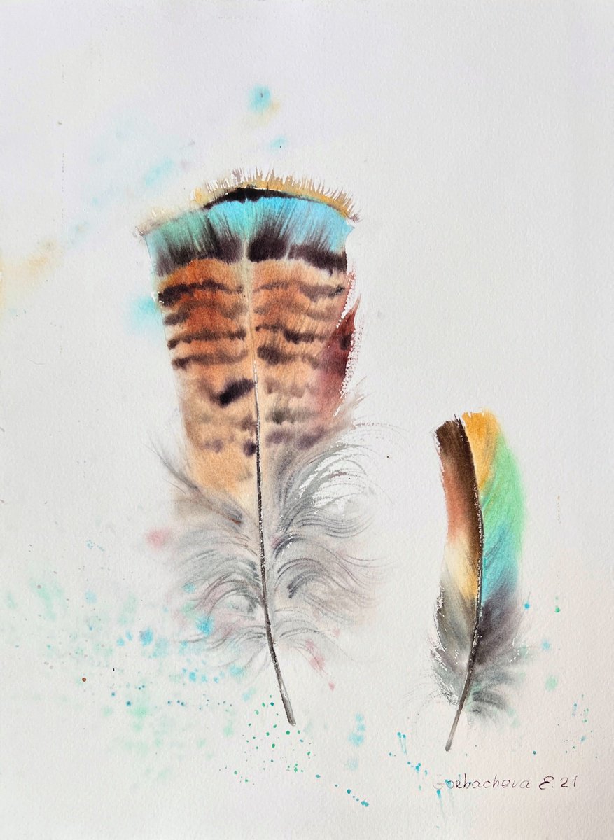 Feathers #5 by Eugenia Gorbacheva