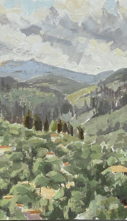 Lefkada view, Greece by Louise Gillard