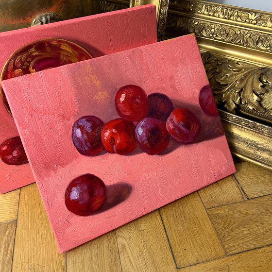 Still Life with plums