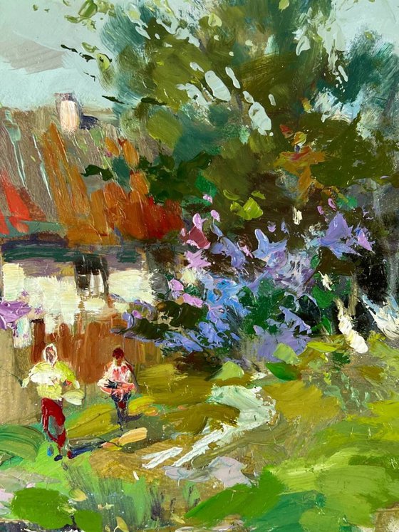Cloudy Day in the Village